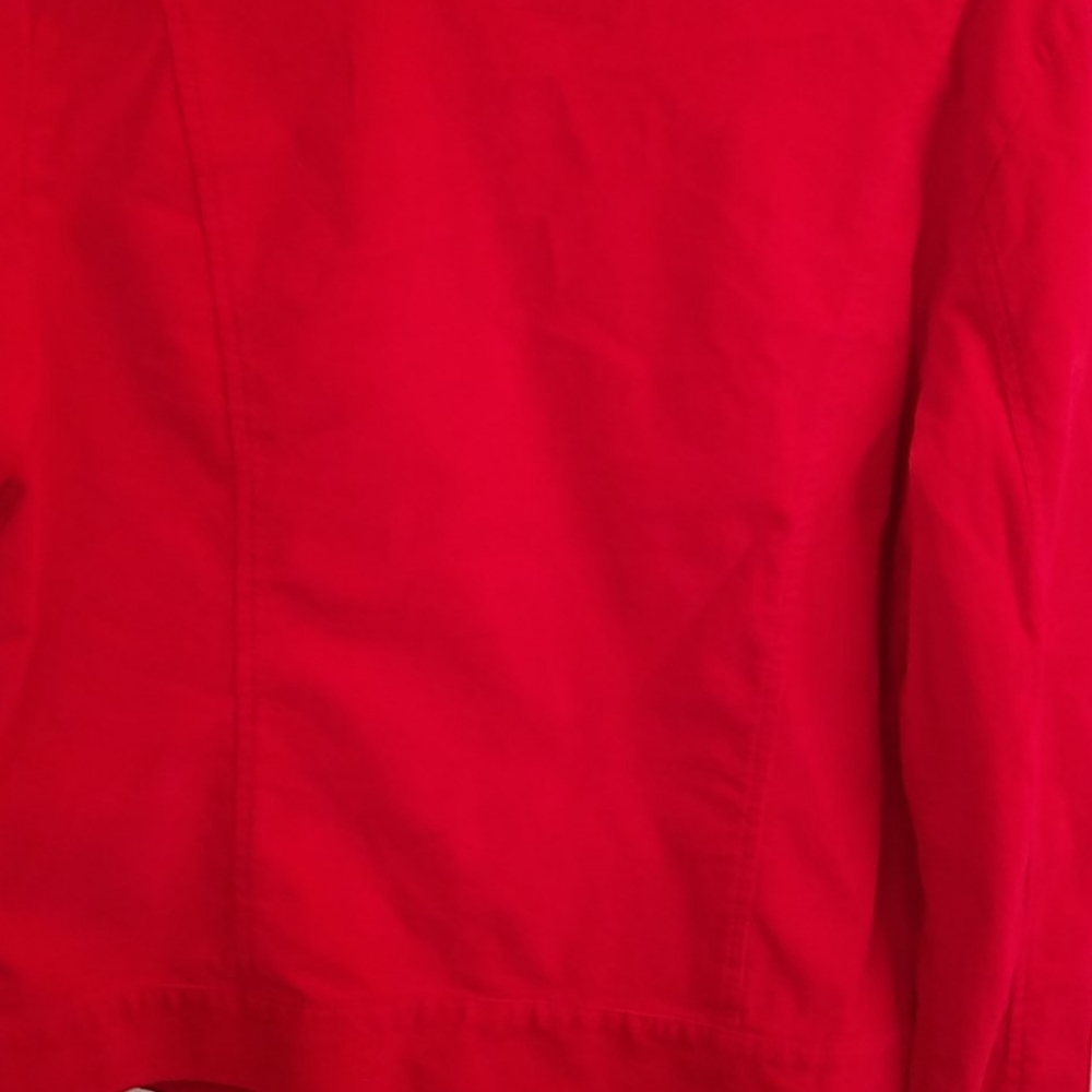 Red Corduroy Button Down Jacket - image 5
